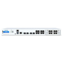 Sophos XGS 3100 Security Firewall Appliance, Rack 1U, FW 47G, TP 7.4G, VPN 25G, 8x1GbE, 2xSFP, 2x10Gb SFP+.