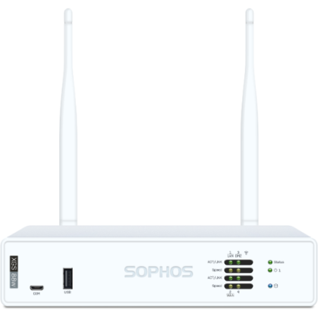 Sophos XGS 88w Security Firewall Appliance, Desktop, Wi-Fi 6, FW 9.9G, TP 2.0G, VPN 6.0G, 4x2.5GbE.