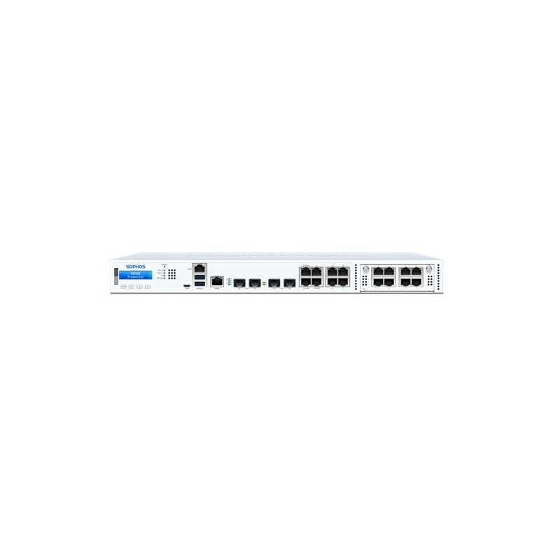 Sophos XGS 3300 Security Firewall Appliance, Rack 1U, FW 58G, TP
