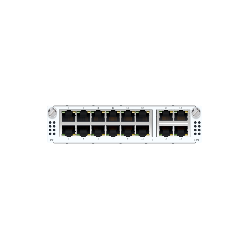 Sophos 4 port 2.5GbE copper + 12 port GbE High-density Flexi Por